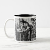 Tasse 2 Couleurs Presse typographique française, 1642 (Gauche)