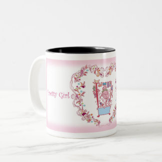 Tasse 2 Couleurs Pretty Girl マグカップ　070305-001