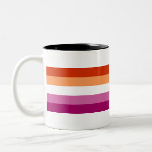 Tasse 2 Couleurs Pride lesbienne