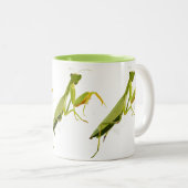 Tasse 2 Couleurs Prier Mantis (Devant droit)