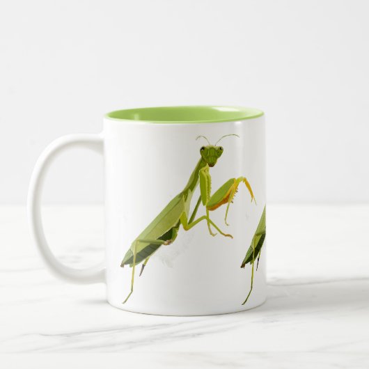 Tasse 2 Couleurs Prier Mantis (Gauche)