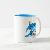 TASSE 2 COULEURS PRIER POUR LE SURF (Devant droit)