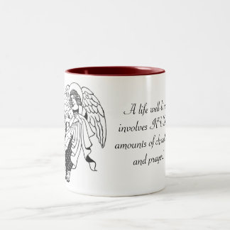 Tasse 2 Couleurs Prière et chocolat