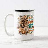 Tasse 2 Couleurs Priez... (Gauche)