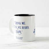 Tasse 2 Couleurs Prince cassé avec la citation (Devant gauche)