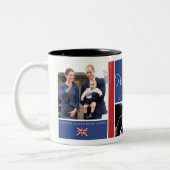 Tasse 2 Couleurs Prince George - William et Kate (Gauche)