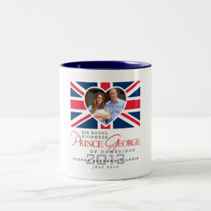 Tasse 2 Couleurs Prince George - William et Kate