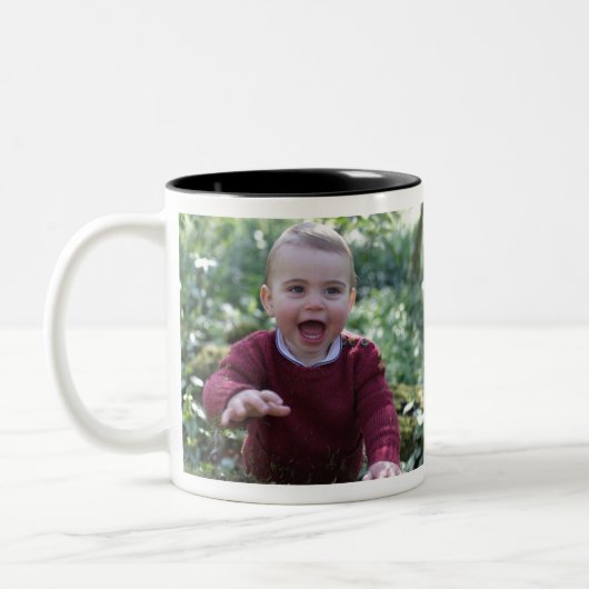 Tasse 2 Couleurs Prince Louis fête son 1er anniversaire (Gauche)