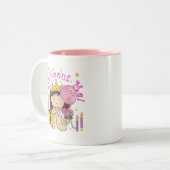 Tasse 2 Couleurs Princess All About Me 4th Birthday Tshirts (Devant gauche)