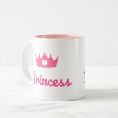 Tasse 2 Couleurs Princesse (Devant gauche)