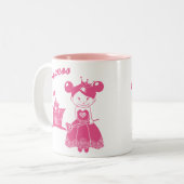 Tasse 2 Couleurs Princesse (Devant gauche)