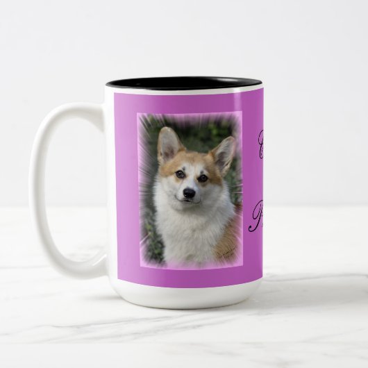 Tasse 2 Couleurs Princesse de corgi (Gauche)
