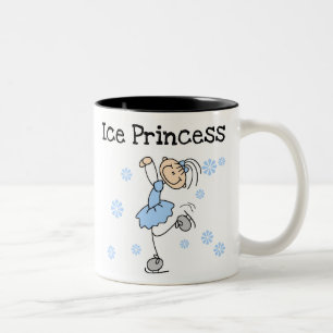 TASSE 2 COULEURS PRINCESSE DE PATINAGE DE GLACE