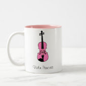 Tasse 2 Couleurs Princesse de violon (Gauche)