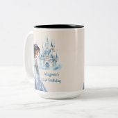 Tasse 2 Couleurs Princesse et Château (Devant gauche)