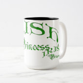 Tasse 2 Couleurs Princesse irlandaise (Devant droit)