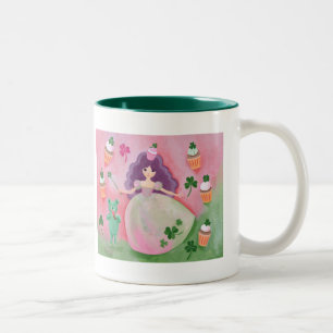 Tasse 2 Couleurs Princesse irlandaise Painting de petit gâteau