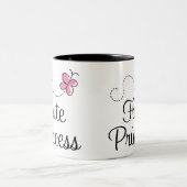 Tasse 2 Couleurs Princesse mignonne de cannelure (Centre)