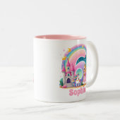 Tasse 2 Couleurs Princesse nom Enchanted Kingdom (Devant droit)