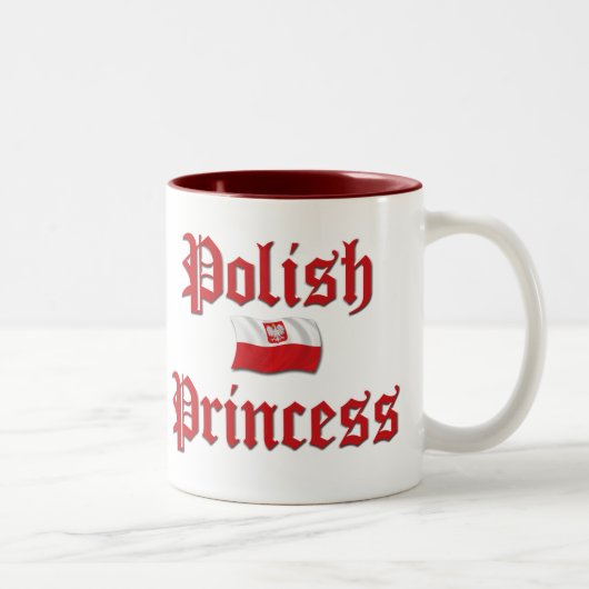 Tasse 2 Couleurs Princesse polonaise (Droit)