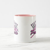 Tasse 2 Couleurs Princesse rose Crown (Centre)