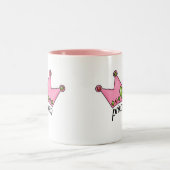 Tasse 2 Couleurs Princesse rose de diadème (Centre)