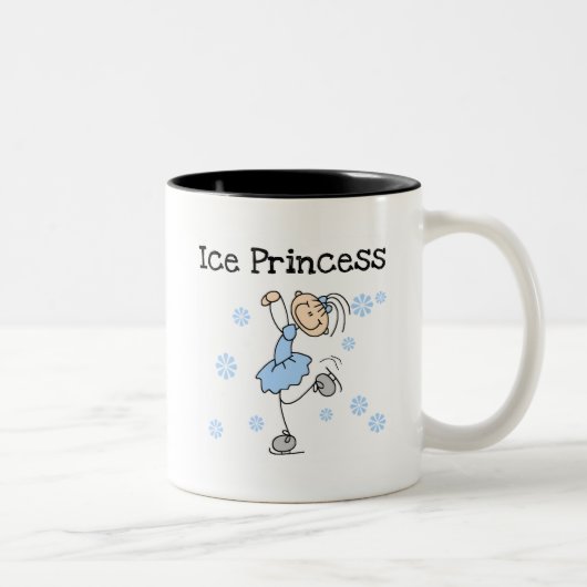 Tasse 2 Couleurs Princesse Tshirts et cadeaux de patinage de glace (Droit)