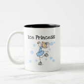 Tasse 2 Couleurs Princesse Tshirts et cadeaux de patinage de glace (Gauche)