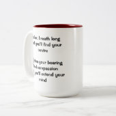 Tasse 2 Couleurs Principes d'Aikido (Devant gauche)