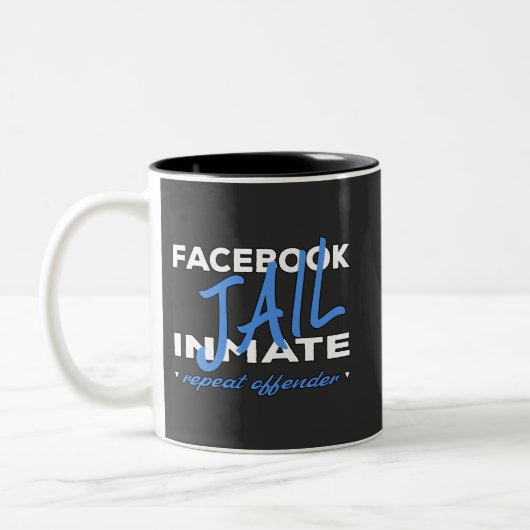 Tasse 2 Couleurs Prison Facebook (Gauche)