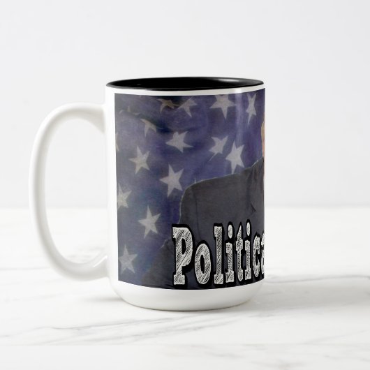 Tasse 2 Couleurs Prisonnier politique de Trump (Gauche)