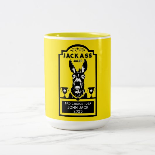Tasse 2 Couleurs Prix Jackass (Centre)