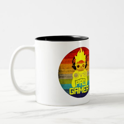 TASSE 2 COULEURS PRO GAMER - JEU NERD (Gauche)