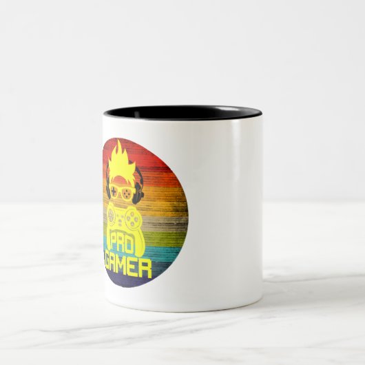 TASSE 2 COULEURS PRO GAMER - JEU NERD (Centre)