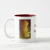 Tasse 2 Couleurs Pro-Life Pro-Love (Gauche)