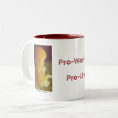 Tasse 2 Couleurs Pro-Woman Pro-Life (Devant gauche)