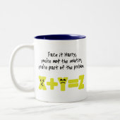 Tasse 2 Couleurs Problème : Mathématiques amusantes (Gauche)