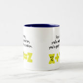 Tasse 2 Couleurs Problème : Mathématiques amusantes (Centre)