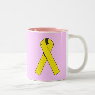 Tasse 2 Couleurs Produits et habillement jaunes de ruban