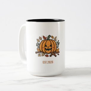 Tasse 2 Couleurs Produits personnalisés de patch de citrouille d'au