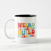 Tasse 2 Couleurs Prof bizarre Construit Caractère Prof Groovy  (Gauche)