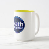 Tasse 2 Couleurs Prof de maths chuchoteur de maths (Devant droit)
