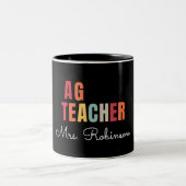 Tasse 2 Couleurs Professeur AG Professeur d'Agriculture Professeur (Centre)
