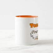 Tasse 2 Couleurs Professeur alimenté par la caféine (Centre)