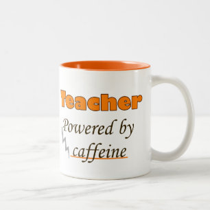 Tasse 2 Couleurs Professeur alimenté par la caféine