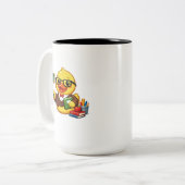 Tasse 2 Couleurs Professeur Canard en Caoutchouc (Devant gauche)
