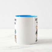 Tasse 2 Couleurs Professeur de géographie (Centre)