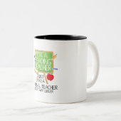 Tasse 2 Couleurs Professeur de lecture (Devant droit)