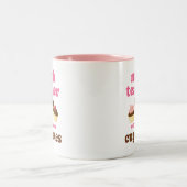 Tasse 2 Couleurs Professeur de maths drôle (Centre)