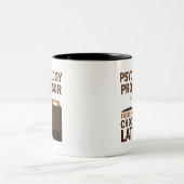Tasse 2 Couleurs Professeur de psychologie cadeau (drôle) (Centre)